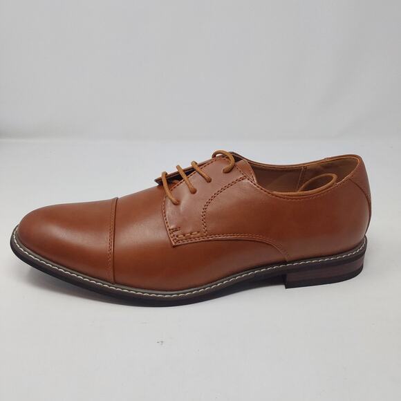 Bruno Marc Brown Cap Toe Oxford Dress Shoes Men’s 9.5 Lace Up Formal AG3UFFER main image 13